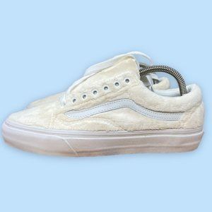 Vans Shoes Women's 10‎  Men 8.5 Old Skool Sherpa Fleece Athletic Skate Casual